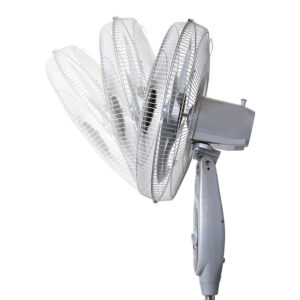 Ventilador de pedestal gris maxiflow élite Home Elements 1 Ventilador de pedestal gris maxiflow élite Home Elements